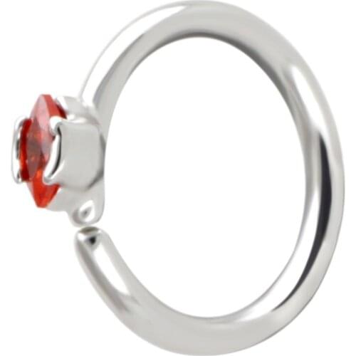 JHJT MUSI 16g Nose Ring Hoop Bendable Surgical Steel Helix Daith Tragus Cartilage Earrings Piercing Body Jewelry