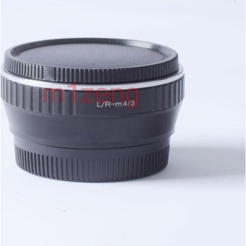 Focal Reducer Speed Booster Turbo adapter ring for R LR Lens to m4/3 mount camera GF6 E-PL6 GX1 GX7 EM5 EM1 E-PL5 BMPCC