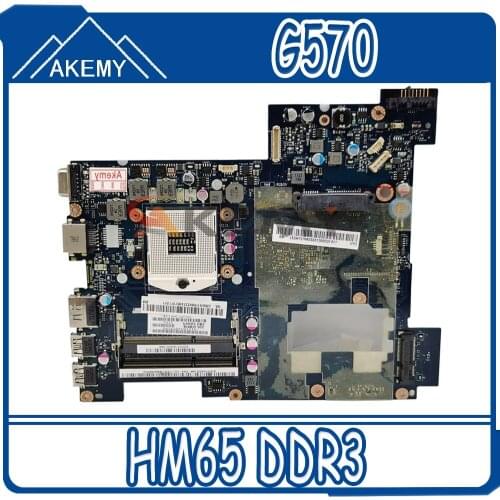 PIWG2 LA-675AP for Lenovo G570 Laptop Motherboard LA-675AP System Board HM65 DDR3 100% tested Good working