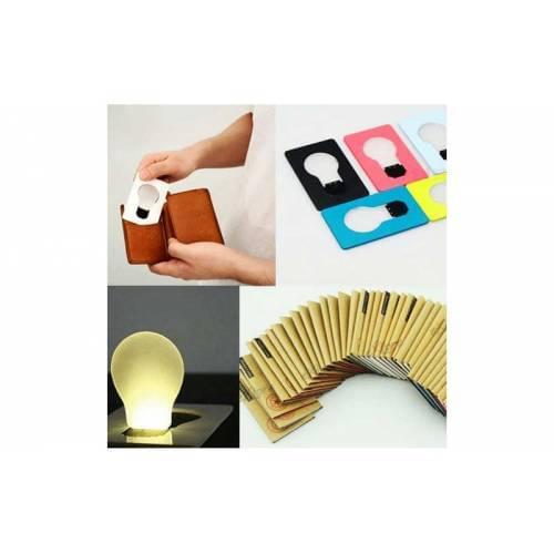 THE MOBILE LAMP IN CREDIT CARD SHAPE YOU CAN ALWAYS CARRY WITH YOU AND IN YOUR WALLET YOUR GREATEST HELP