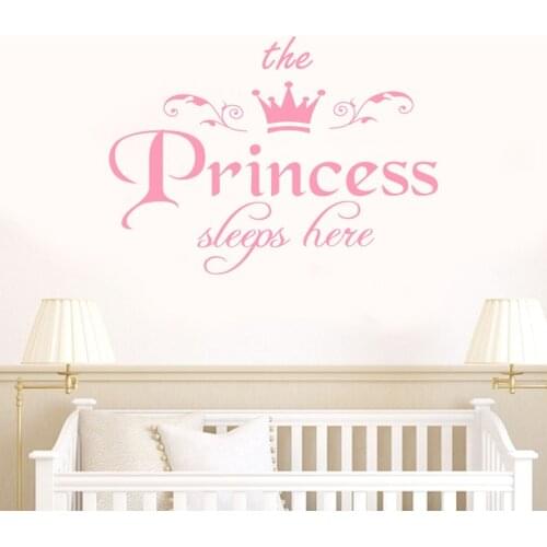 The Princess Decal Living Room Bedroom Vinyl Carving Wall Decal Sticker Wall Stickers For Baby Girl Bedroom Bedside Wallpaper