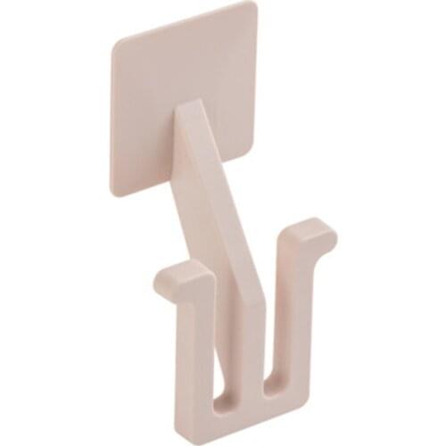 Wall-Mounted Paste Shoe Storage Rack Shoe Organizer Bathroom Shelf Slippers Rack Storage Hook ALI88