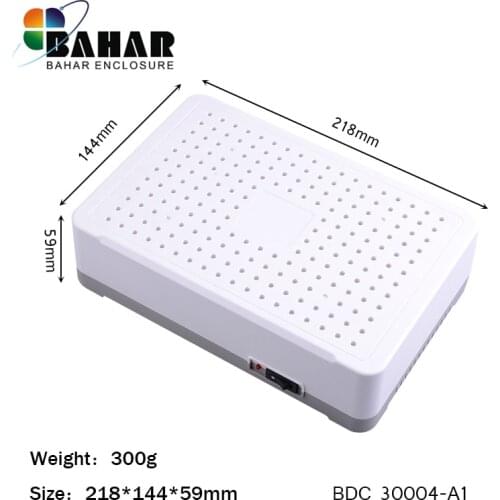 Desk-top electronics plastic ABS 4 pieces enclosure from Bahar Enclosure 218*144*59 mm BDC30004-A1