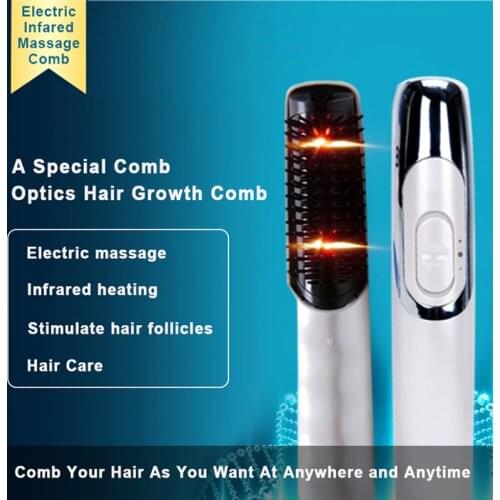 New Laser Massage Comb Hair Comb Massage Equipment Comb Hair Growth Care Treatment Hair Brush Grow Laser Hair Loss Treatment