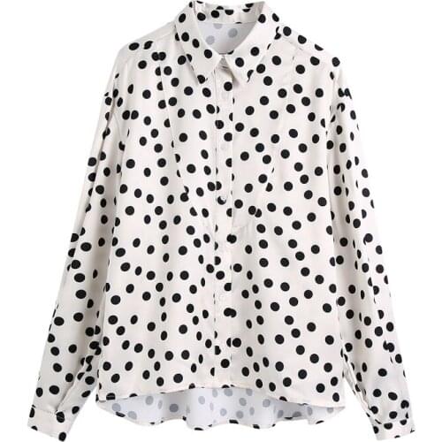 Блузки в горошек OUROPEAN ZTATION China At AliExpress