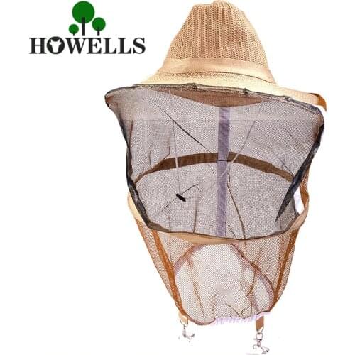 Professional Beekeeping bees Beekeeper Anti Mosquito Bee keeping Insect Veil Hat Full Face Neck Protector apiculture