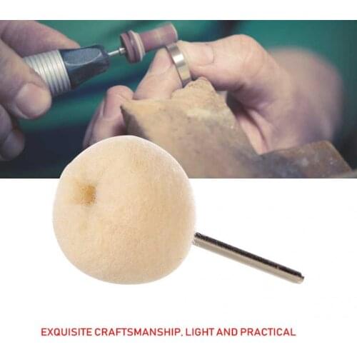 Professional 10PCS 2.35mm Polishing Tool Woollen Polishing Buffing Wheel Jewelry Grinding Polishing Abrasive Tool for Jeweler
