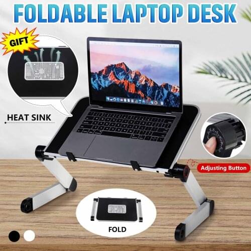 Adjustable Laptop desk Portable Foldable Computer Desks Notebook Holder tv bed PC Lapdesk Table Stand Ergonomic Design Stand