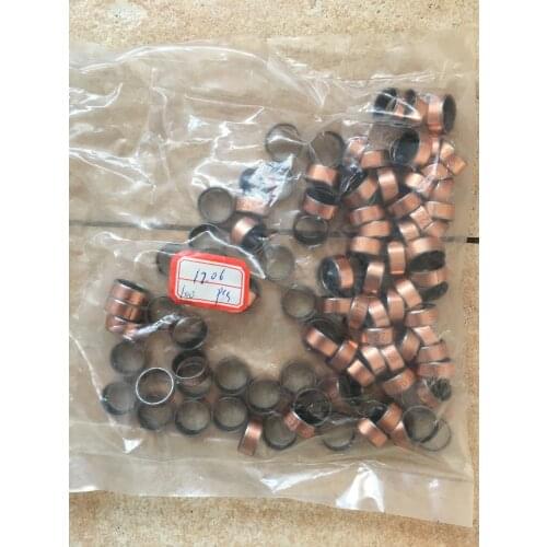 100 pieces/lot SF-1 1206 Oilless bush DU Self-lubricating bushing Sintered bush Size 12*14*6mm