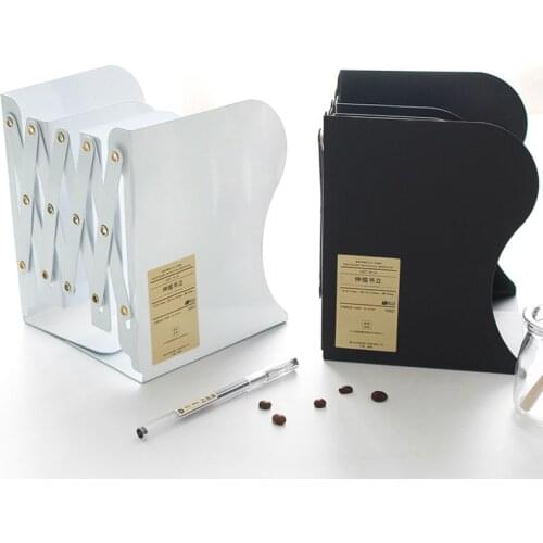 Telescopic Book Stand Simple Desktop Folding Storage Shelf Creative Wind Stretch Book By Telescopic Book Stand