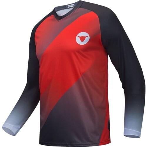 Cycling Jersey Bicycle Team Race Sportswear Road Bike Shirt Males' MTB Downhill Clothing Full Sleeve MTB Jersey