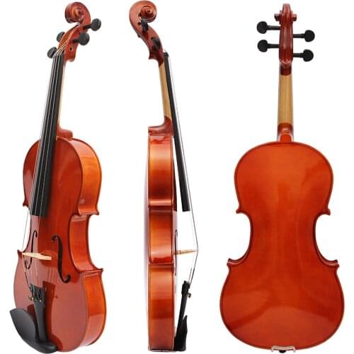 High Quality 4/4 Full Size Viola Solid Maple Viola Imitating Ebony Fingerboard with Case Bow Bridge Rosin and Strings