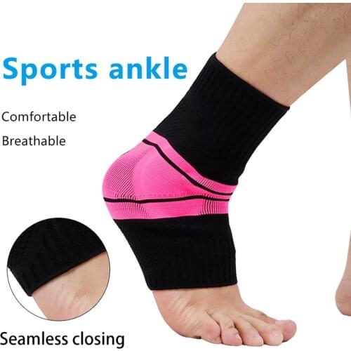 1PCS Ankle Support Breathable Elastic Bandage Compression Sleeve Ankle Brace Sports Socks Injury Recovery Foor Joint Pain Refile