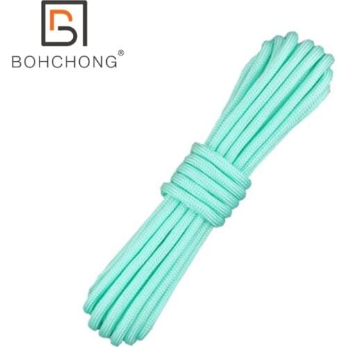 10M/Lot 4mm 7 stand Cores Paracord 550 Rope for Survival Parachute Cord Lanyard Camping Climbing Camping Rope Hiking Clothesline
