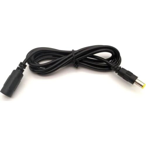 10pcs 1.2m DC Power 5V 9V 12V 5.5*2.1mm / 5.5x2.1mm Female to Male Plug Cable Extension Power Plug Adapter Connector Cord Jack