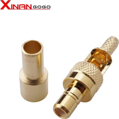 10pcs SMB Male Plug Window Crimp for RG174 RG316 RG179 LMR100 Cable RF Connector