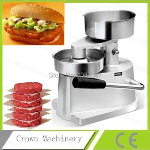100mm manual hamburger patty press hand operated round meatball shaping machine