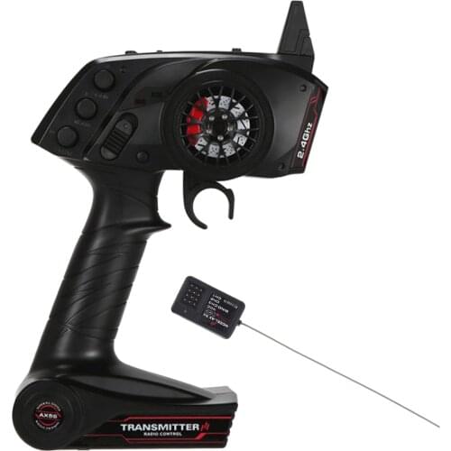 2.4G 3CH GT3 Radio Transmitter Receiver for HSP Nitro Electric RC Car Boat