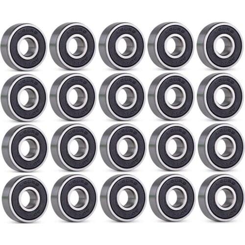 20PCS 608RS- ABEC-9 Precision Skateboard Bearings Skateboard Bearings Scooter Bearings Roller Skate Bearings