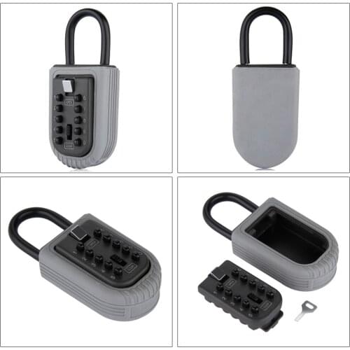 Free Shipping Metal European Wall Mechanical Hanging Keypad Combination Portable Key Box Keykeeper