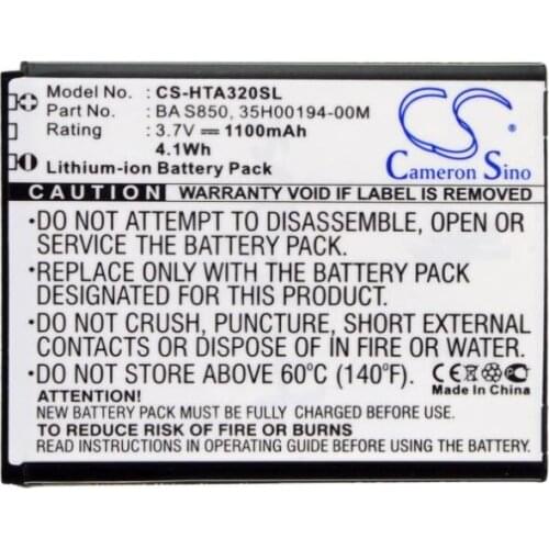 Cameron Sino 1100mAh battery for HTC A320E D210h Desire 200 102e C Golf PO60100 35H00194-00M 35H00194-04M 99H10905-00 BA S850