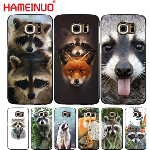 HAMEINUO fashion Raccoon red panda fox cell phone case cover for Samsung Galaxy S7 edge PLUS S8 S6 S5 S4 S3 MINI