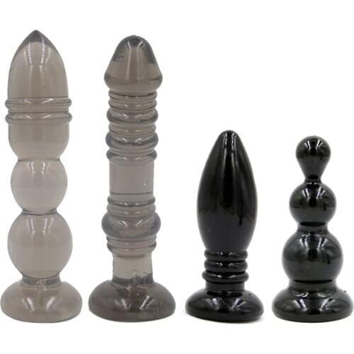 DINIGYE 4pcs/set Silicone Anal Sex Toy Butt Plug For Beginner Prostate Massager Anal Sex Product