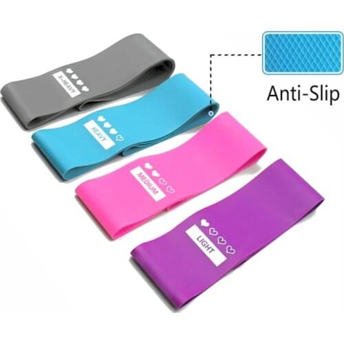 Yoga Belt Non-Slip Resistance Bands Emulsion Training Pull Rope For Sports Pilates Expander Fitness Gum Gym Workout Equipmentsym