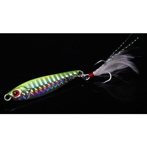 Artificial Jigbait Freshwater Professional Metal Fishing Lure Lifelike 3D Eyes Anti-Corrosion Bionic Fishing Lure Hard Bait