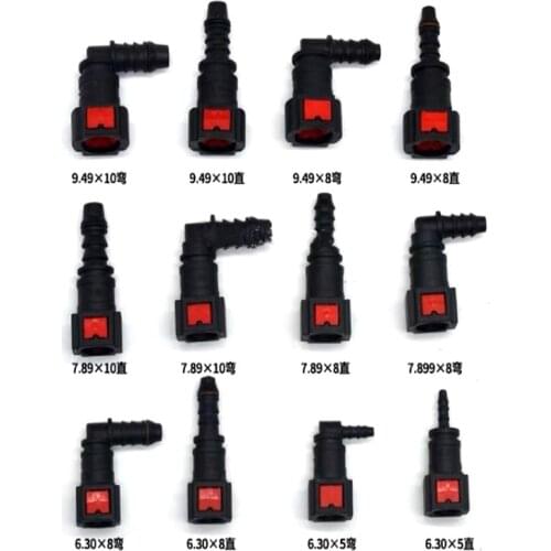 New! 12PCS A pack Urea tube pipe joint fuel tube line quick connect joint, diesel tube joints