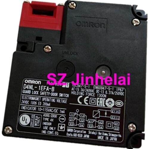 OMRON D4NL-1EFA-B Authentic original GUARD LOCK SAFETY-DOOR SWITCH