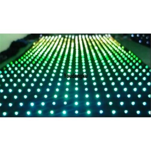 P9 2x3m/2x4m/3x4m/3x6m/4x6m/4x8m Flexible LED Curtain soft video Stage wedding background rgb led video curtain