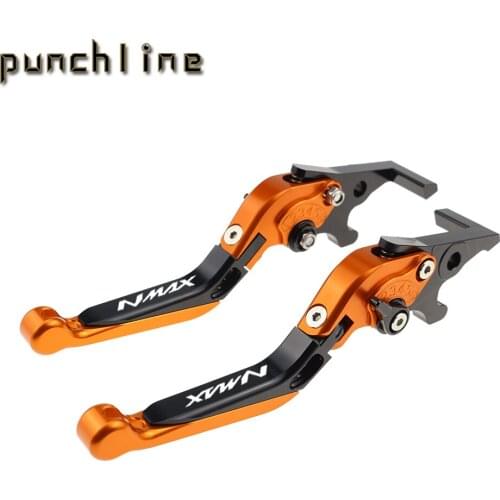 Fit For YAMAHA NMAX 125 NMAX 150 N-MAX 155 2015-2019 Clutch Levers Folding Extendable Brake Levers