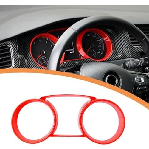 Car Interior Dashboard Tachometer Speedometer Frame Panel Cover Trim For-Golf 7 7.5 MK7 2015-2019 Accessories