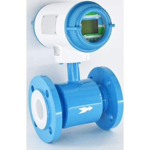 Integral Type Electromagnetic Flowmeter DN10mm-2000 DIN ANSI Flange flow meter conducting liquid and slurry