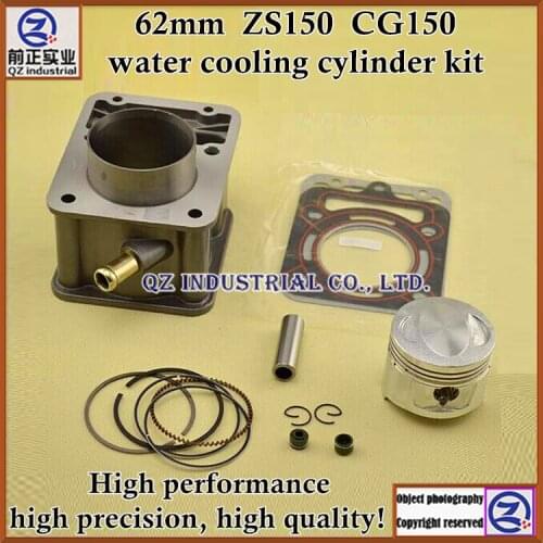 High performance good quality for Zongshen 150cc 62mm ZS150 CG150 water cooling cylinder kit