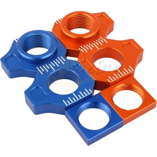 Motorcycle CNC Rear Chain Adjuster Axle Block For KTM SX85 15-20 FREERIDE 250F 18-19 FREERIDE 250R 14-17 FREERIDE 350 12-17