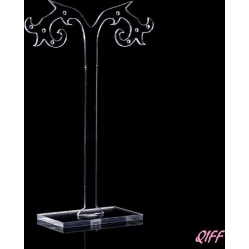 1 Set Earrings Shelf Display Rack Transparent Acrylic Showcase Jewelry Stand Holder Organizer Gifts Tree Shape Creative