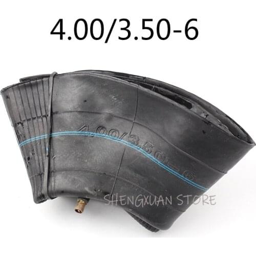 2 Pcs Electric Scooter Parts 4.10/3.50-6 4.10-6 4.00-6 Inner Tubes 4.10/3.50-6 Inner Tire with TR87 Bent Metal Valve Stem