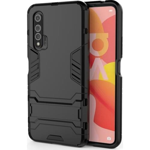 2in1 Shockproof Armor Phone Case For HUAWEI Nova 6 Case Hard PC Silicone Cover For Huawei Nova 6 SE Case Nova 6 5G Cover Coque