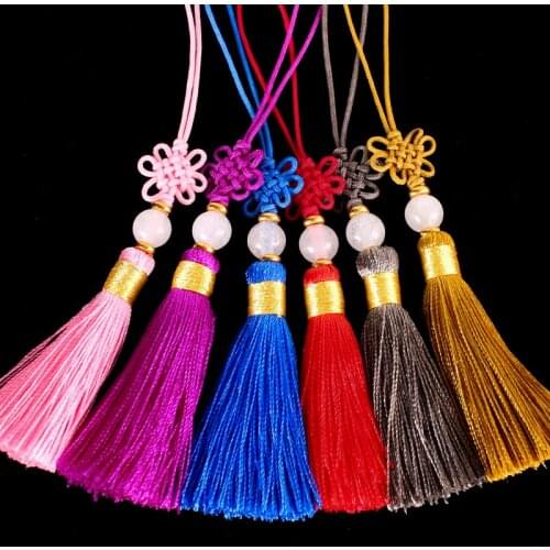 5cm Chinese knot Tassel Pendant Crafts Home Decoration key tassels for Silk Tassels Chinese Characteristics Gift Ornaments