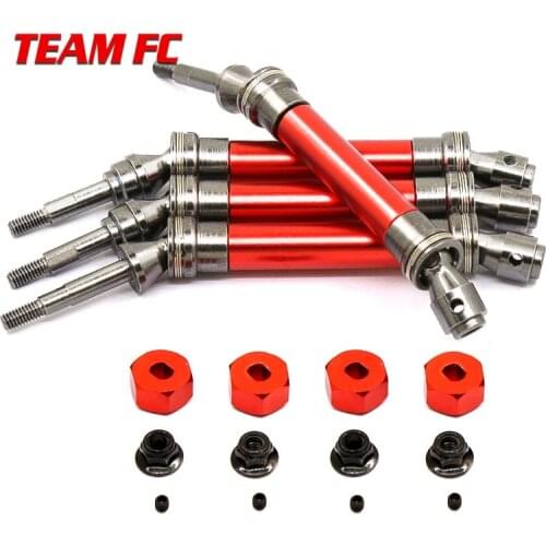 RC Toy Accessory RC Parts CVD Front Rear Drive Shaft Metal Transmission Axle for Traxxas Slash 4X4 1/10 RC Car