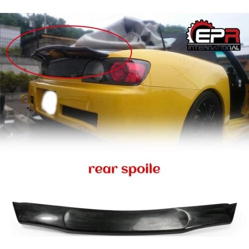 Car Accessories Lab Style Fiberglass Trunk Spoiler FRP Fiber Glass Rear Wing Splitter Lip Drift Part For Honda S2000 AP1 AP2 K1