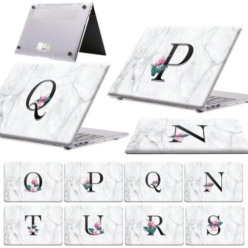 Laptop Case for HUAWEI MateBook X Pro 13.9/MateBook 13 14 D14 D15/X 2020/Honor MagicBook 14 15/Pro 16.1 Initial Name Hard Cover