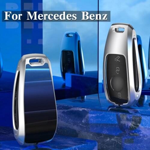 For Mercedes Benz W203 W210 W211 W124 W202 W204 W212 W176 Keychain Holder Keyring New style Car Key Case Cover Accessories