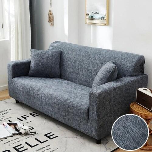 Cross Pattern Elastic Sofa Cover Stretch All-inclusive Sofa Covers for Living Room Couch Cover Loveseat Sofa Slipcovers