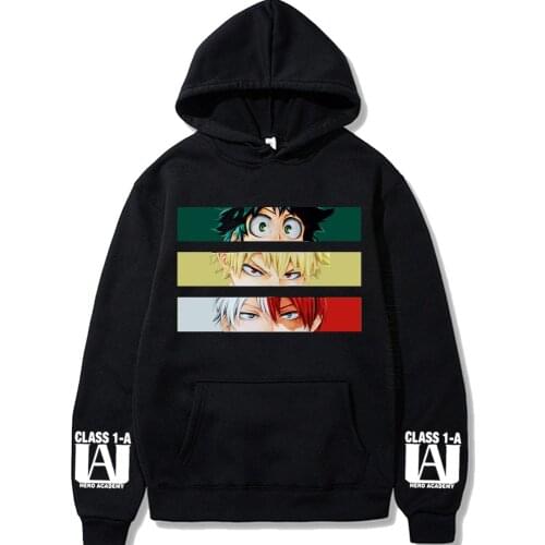 My Hero Academia Men/Women Hoodie Long Sleeve O Neck Fashion Designer Faddish Japanese Anime Printed Streetwear For Man
