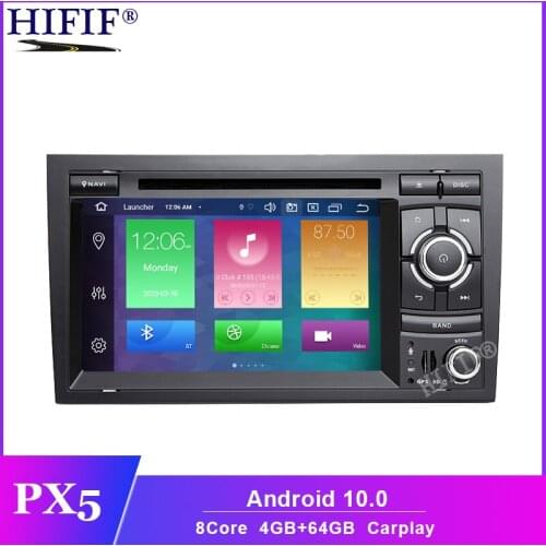 PX5 IPS DSP For Audi A4 S4 RS4 8E 8F B9 B7 B6 2 din 4G 8 core Android 10 Car radio dvd multimedia player stereo GPS wifi obd2
