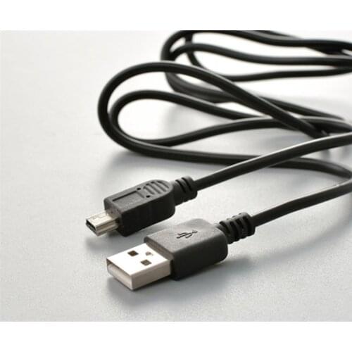 1 pc 100 cm Length Black USB 2.0 A Male to Mini USB B Male Cable Adapter 5P for MP3 MP4 Player