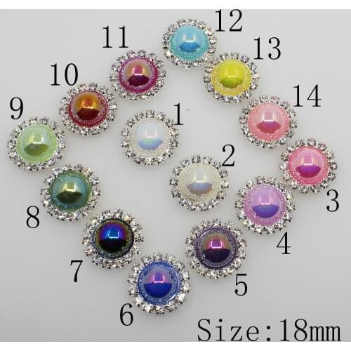 10pc Round A Pearl Flat back button Wedding Decoration Invitation DIY clothing Accessories hair flower center scrapbooking